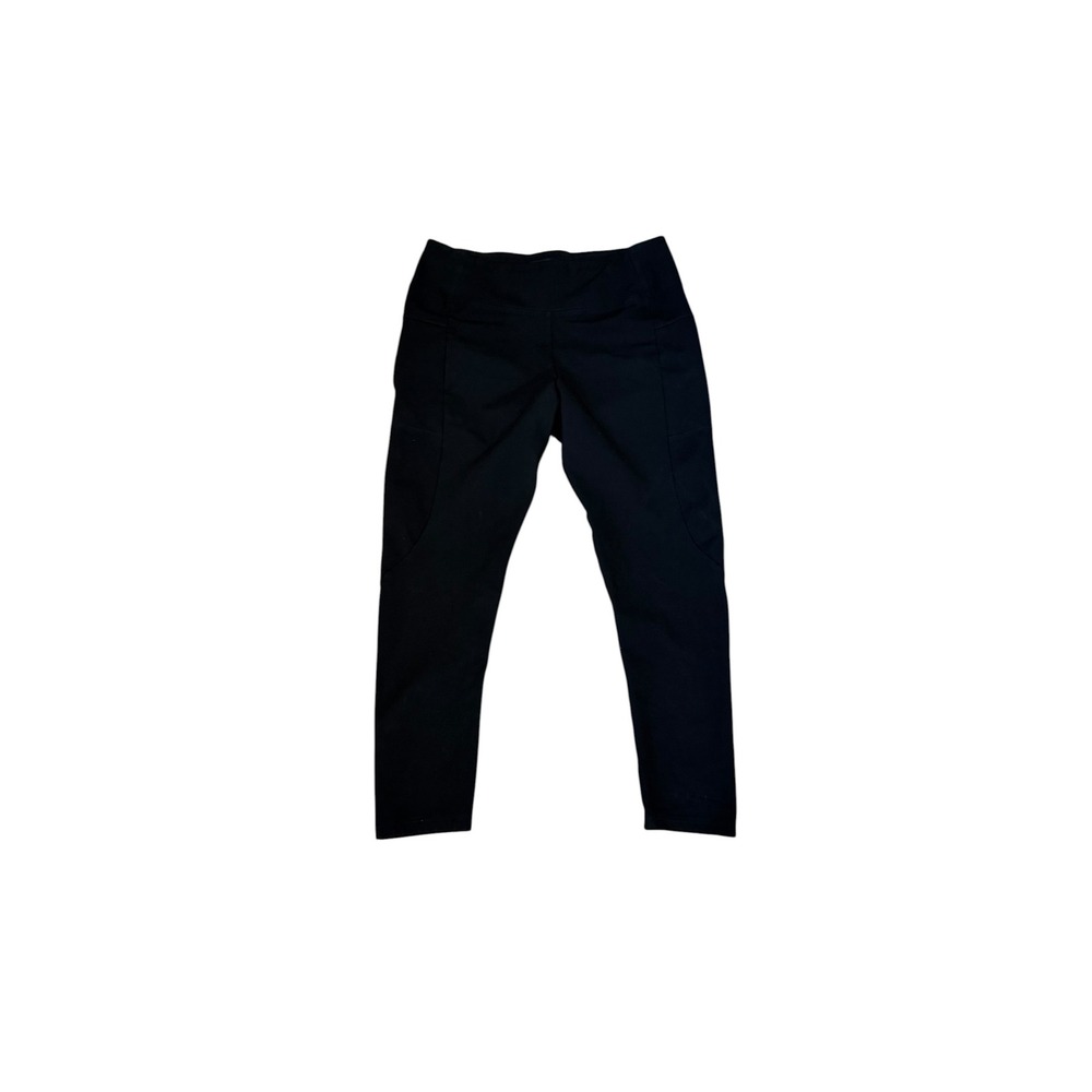 Banana Republic Womens XL Black High Rise Zipper Pocket Athletic‎ Leggings Pants